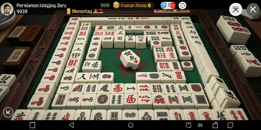 Screenshot gameplay <strong>9939</strong> menunjukkan suasana permainan Mahjong yang mengasyikkan.