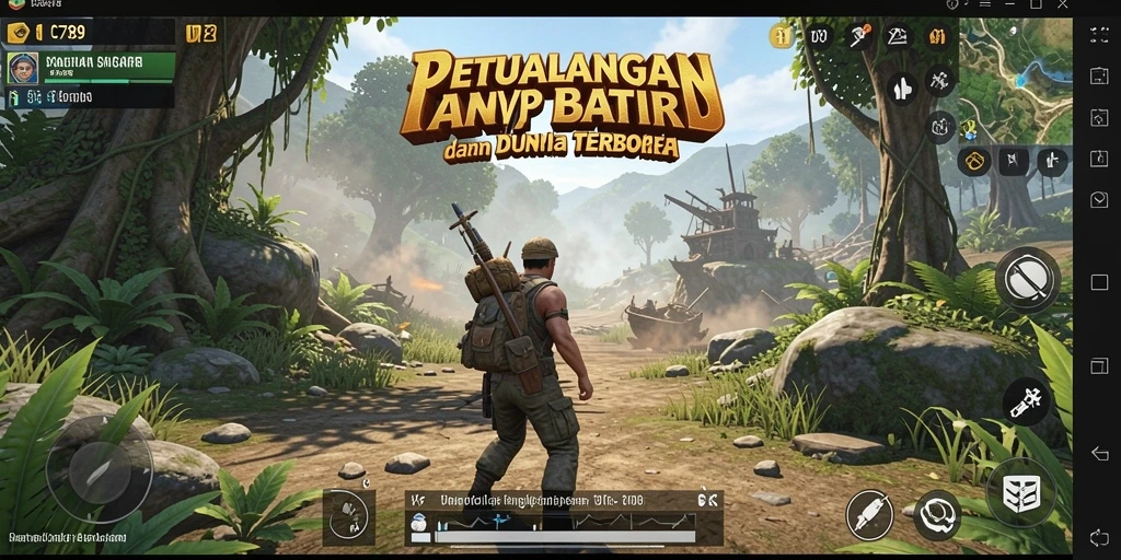 Tangkapan layar menampilkan gameplay Open World C789 yang penuh petualangan.