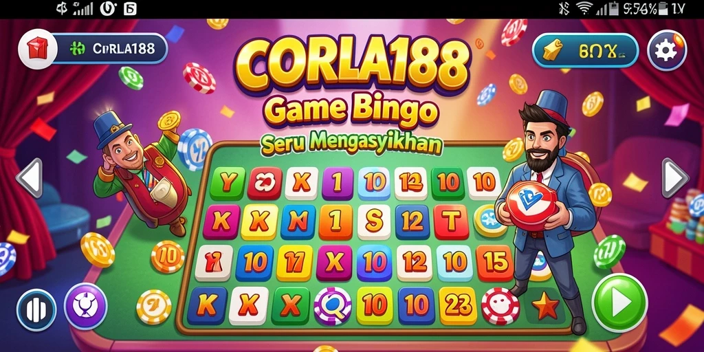 Tampilan gameplay Bingo yang seru dan interaktif di CORLA188.