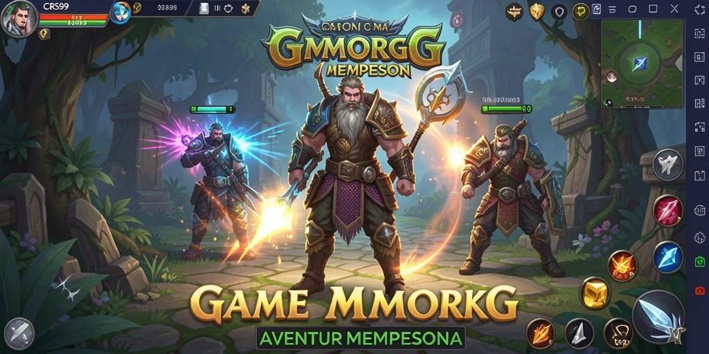 Screenshot gameplay CRS99 menampilkan pertarungan seru dan petualangan yang mendebarkan.