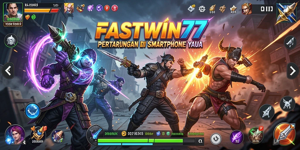 Screenshot utama FASTWIN77 menampilkan aksi pertarungan yang mendebarkan.