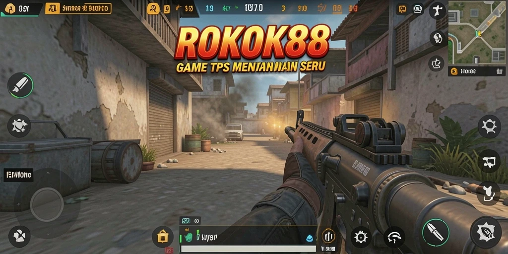 Tampilan menarik dari gameplay ROKOK88 dalam pertempuran TPS.