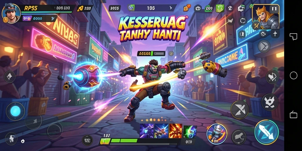 Gameplay seru RP55 dengan level menantang dan grafis menarik.