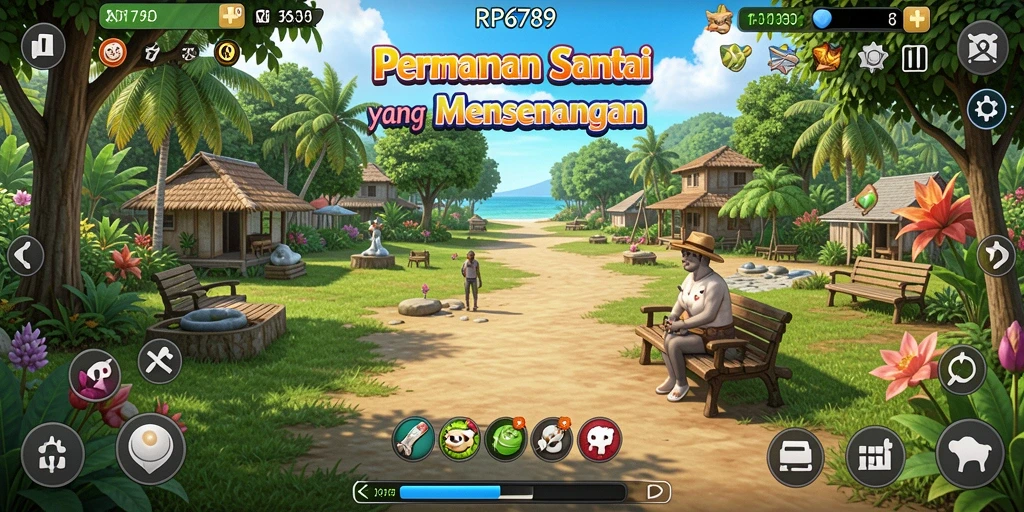 Screenshot utama RP6789 menampilkan gameplay santai yang mengasyikkan.