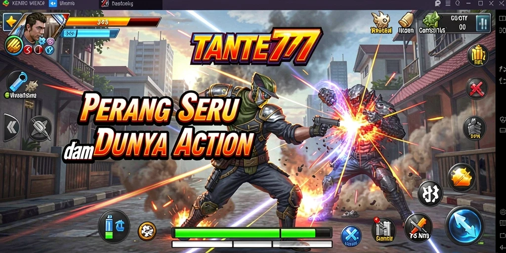 Tampilan gameplay mendebarkan dari game TANTE777 dalam aksi penuh.