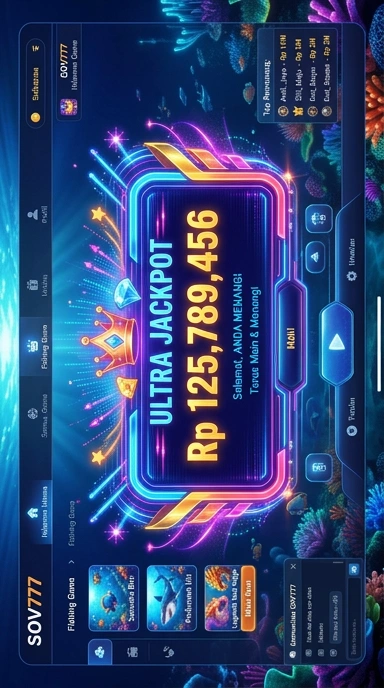 Tampilan antarmuka yang intuitif dari aplikasi sov777.
